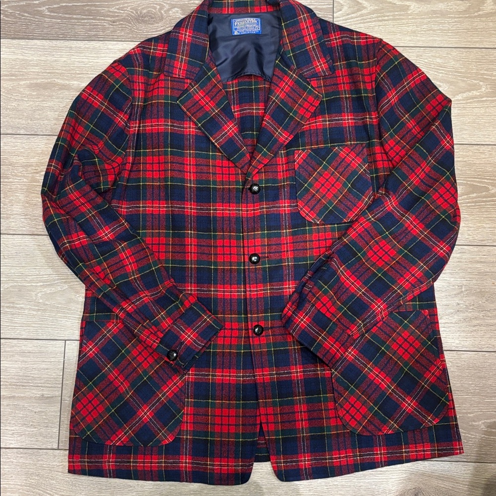 Vintage Pendleton women’s Woolen Mills Tartan blazer size Large